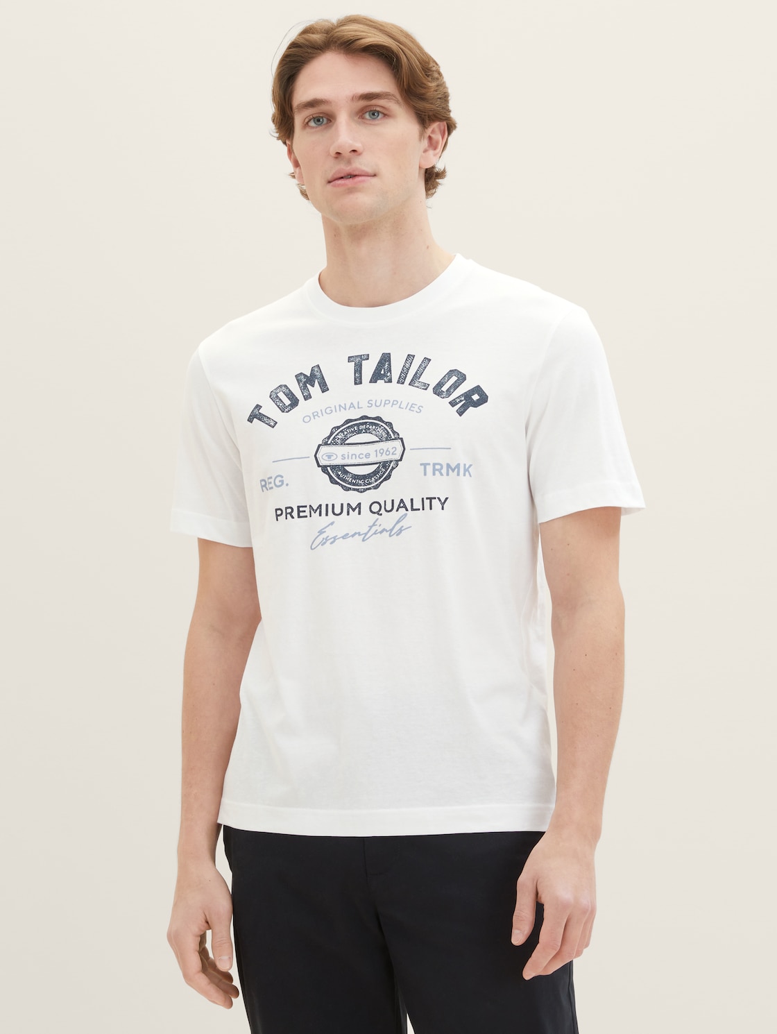 

Футболка мужская TOM TAILOR 1037735 белая XL, Белый, 1037735