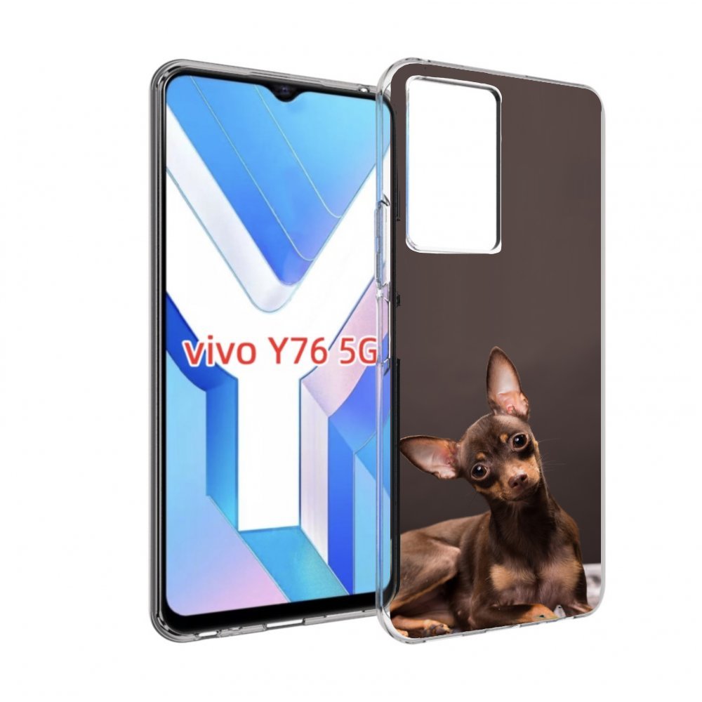

Чехол MyPads тои терьер для Vivo Y76 5G, Прозрачный, Tocco
