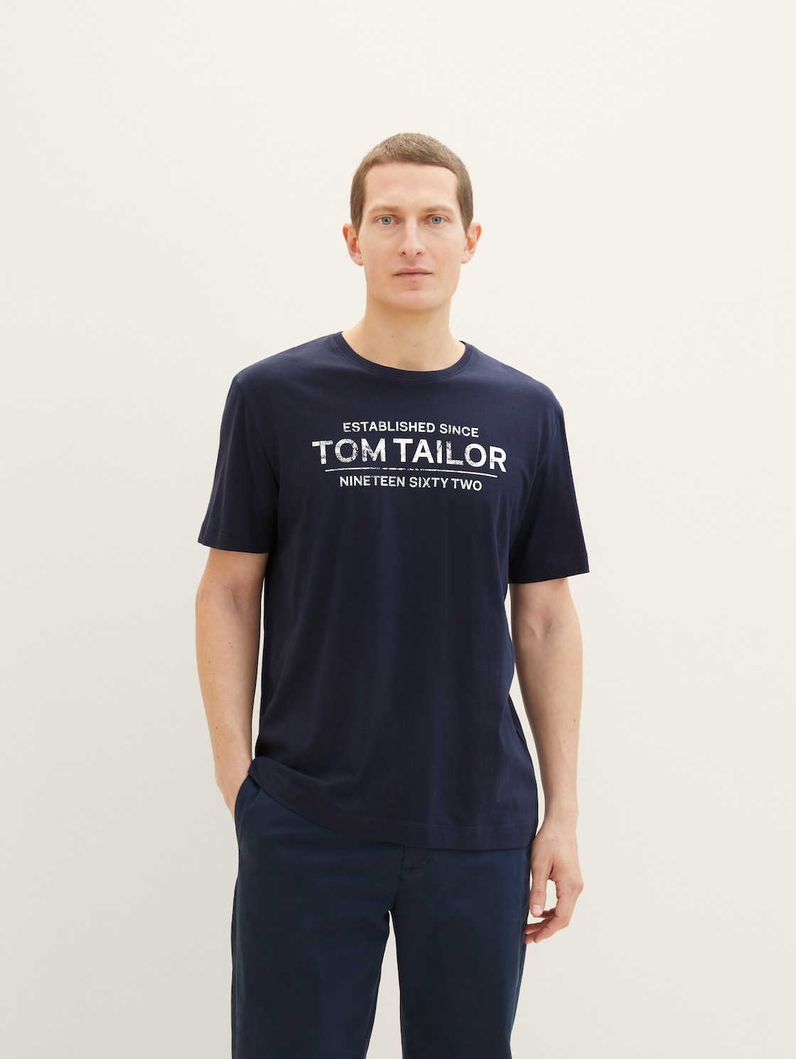 

Футболка мужская TOM TAILOR 1037982 синяя L, Синий, 1037982