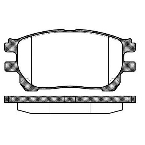 

Тормозные колодки Roadhouse передние для Toyota Previa 2114300