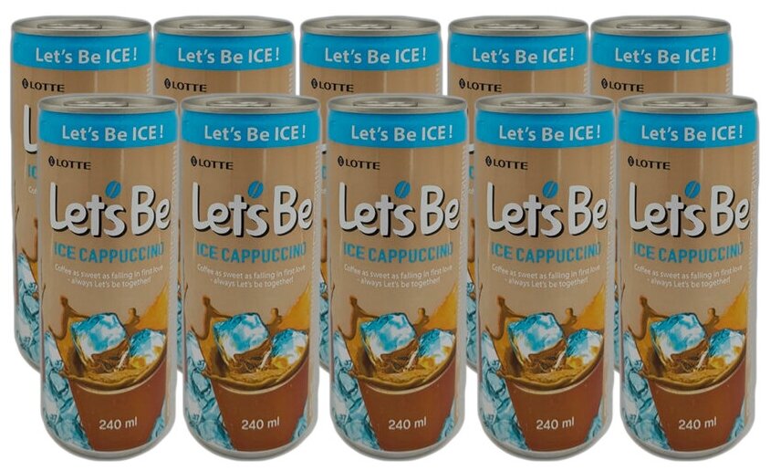 

Напиток кофейный Lotte Let's be Ice Cappuccino 240мл/10