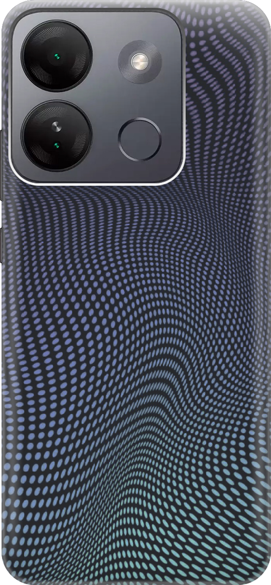 

Силиконовый чехол на Infinix Smart 7 HD, Синий;черный, 159424