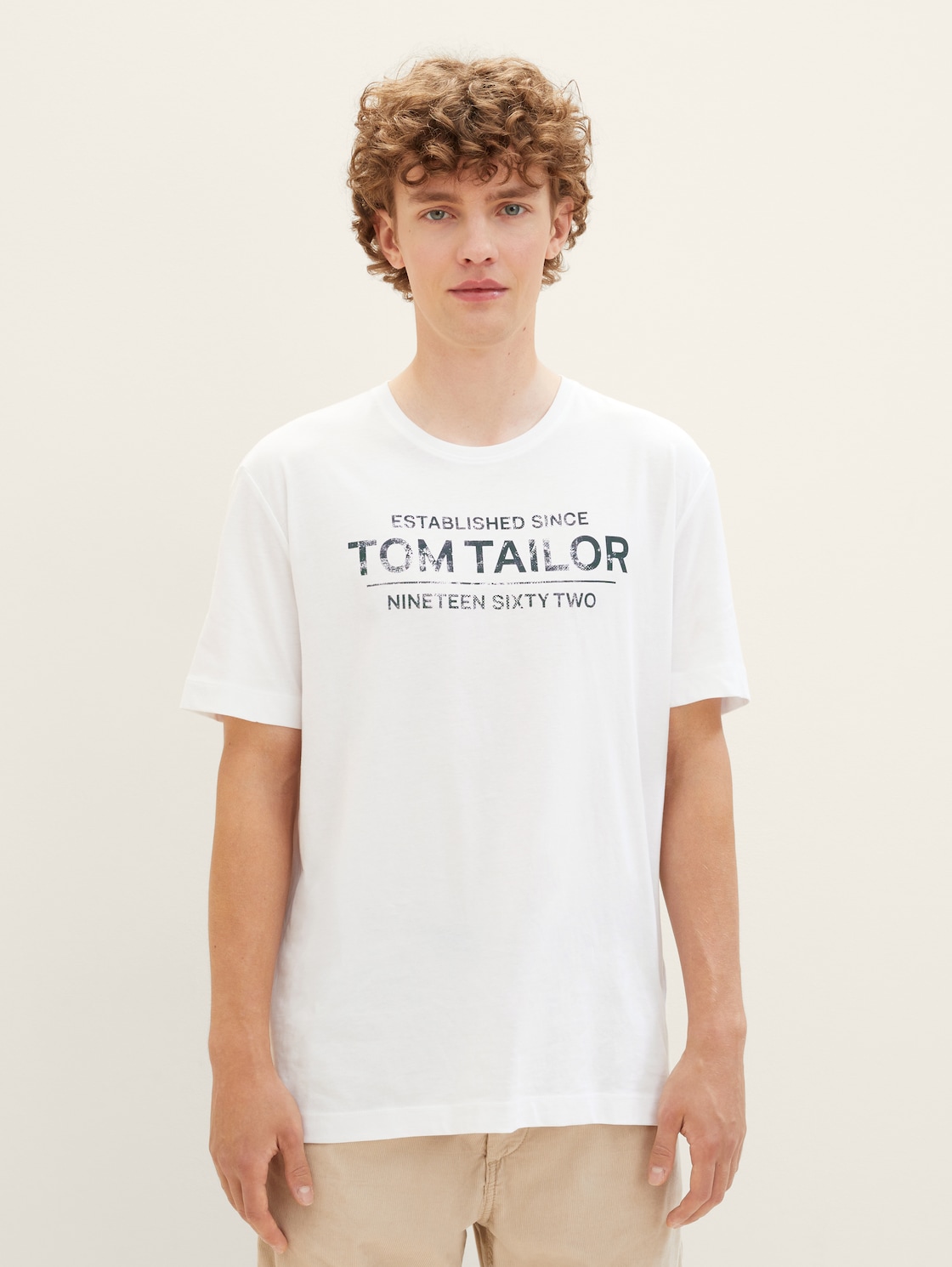 

Футболка мужская TOM TAILOR 1037982 белая XL, Белый, 1037982