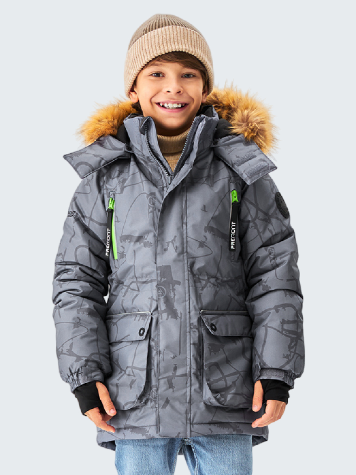 Куртка детская Premont WP324916 серый 116 12159₽