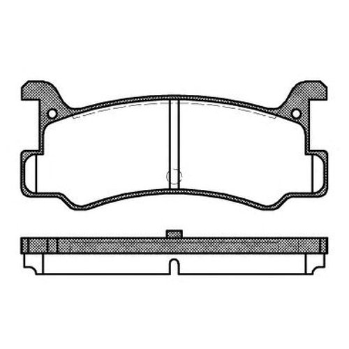 

Комплект задних тормозных колодок Roadhouse 221300 для Mazda 323 II,III,IV,V, MX-3