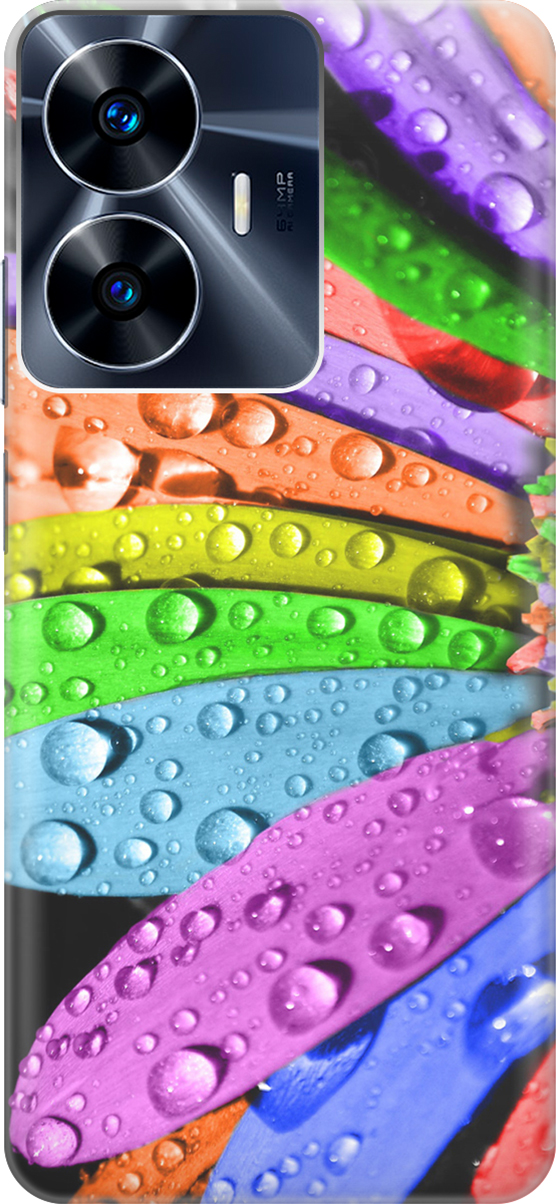 

Силиконовый чехол на Realme C55, Красный;зеленый;розовый, 159496