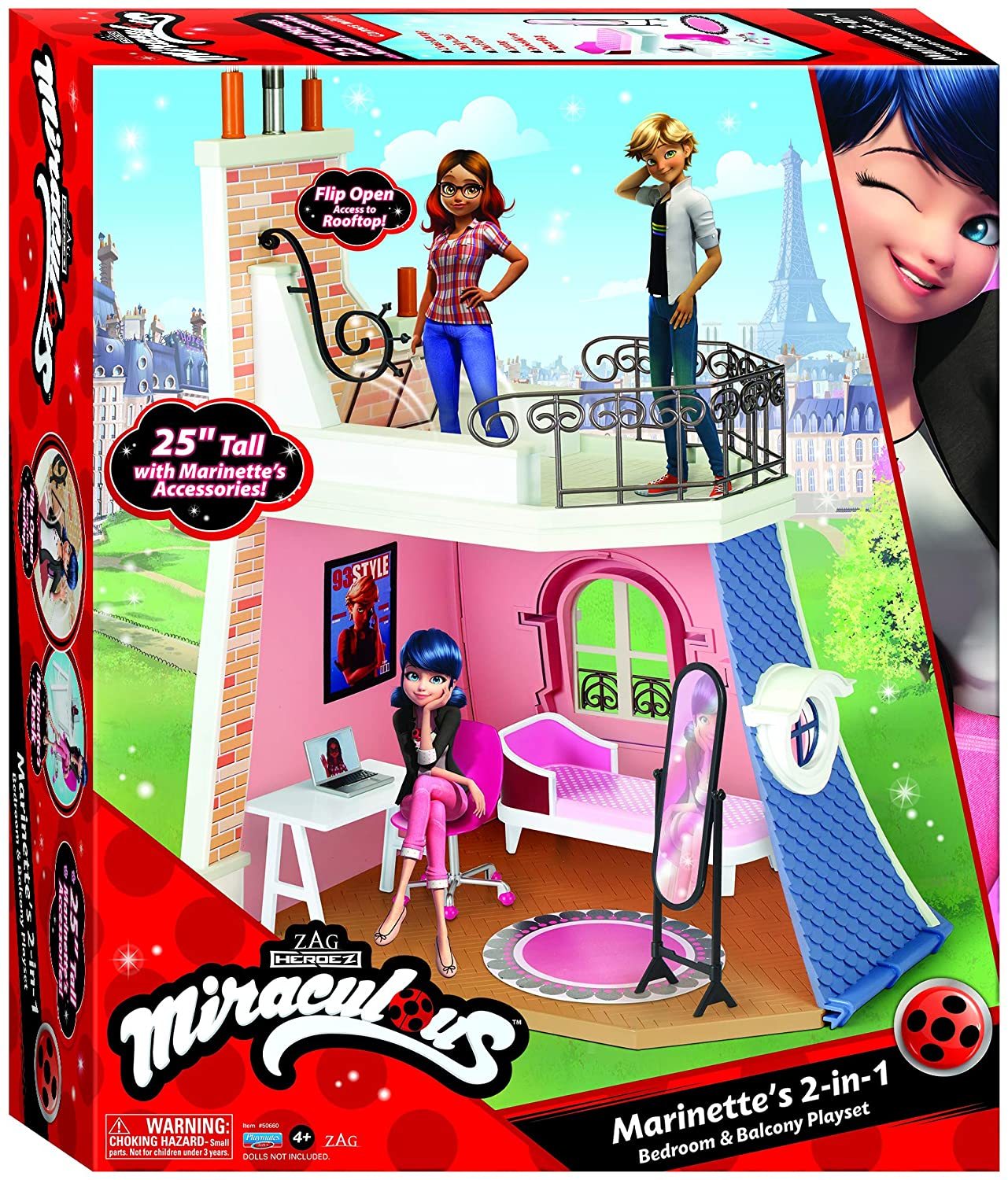 Игровой набор Miraculous Дом Маринетт Ladybug Marinette 50660