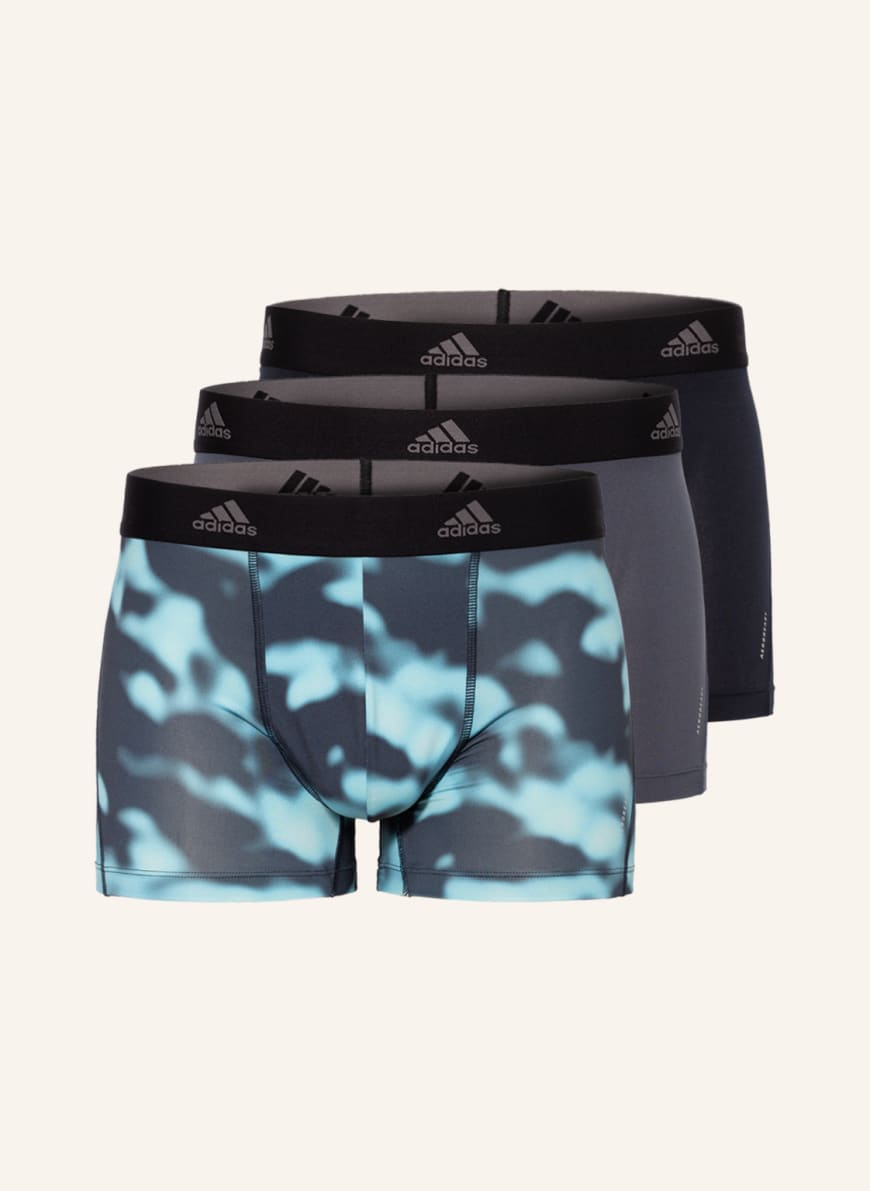 Комплект трусов мужских Adidas 1001274140 синих S (доставка из-за рубежа)
