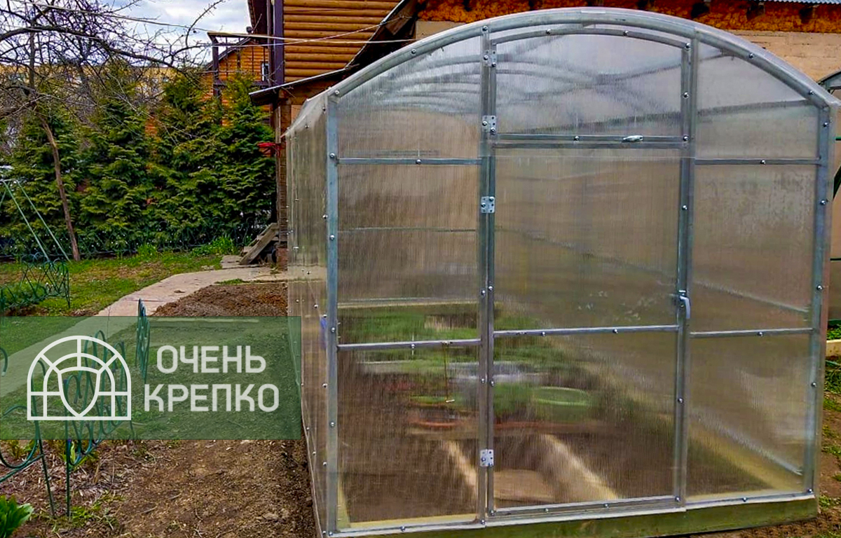 

Теплица Сказка (4 / 7 / Базовый / 2), Прозрачный, Прямостенные