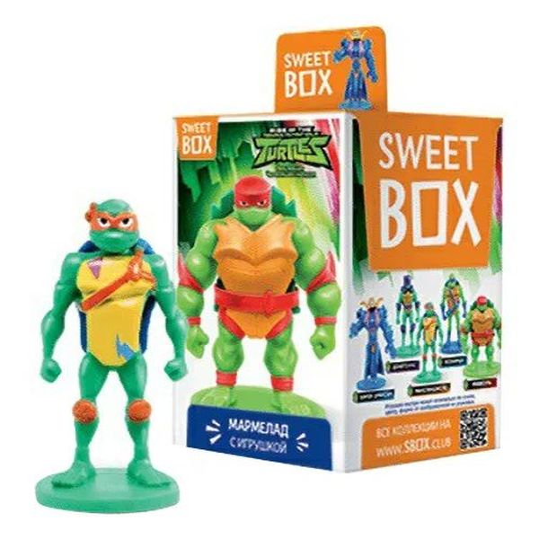 

Мармелад Sweet Box Черепашки-ниндзя с игрушкой 10 г
