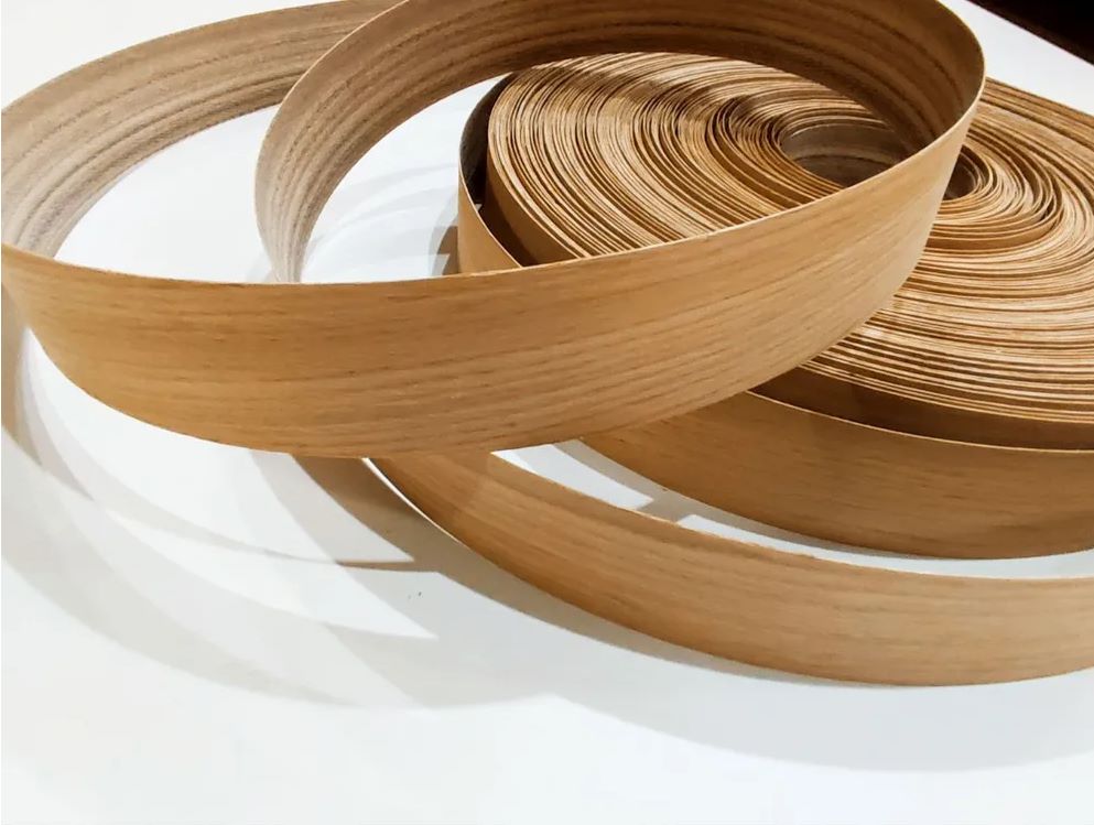 Натуральная кромка из шпона Дуб с клеем 10 погонных метров шириной 19 WooD&LucK