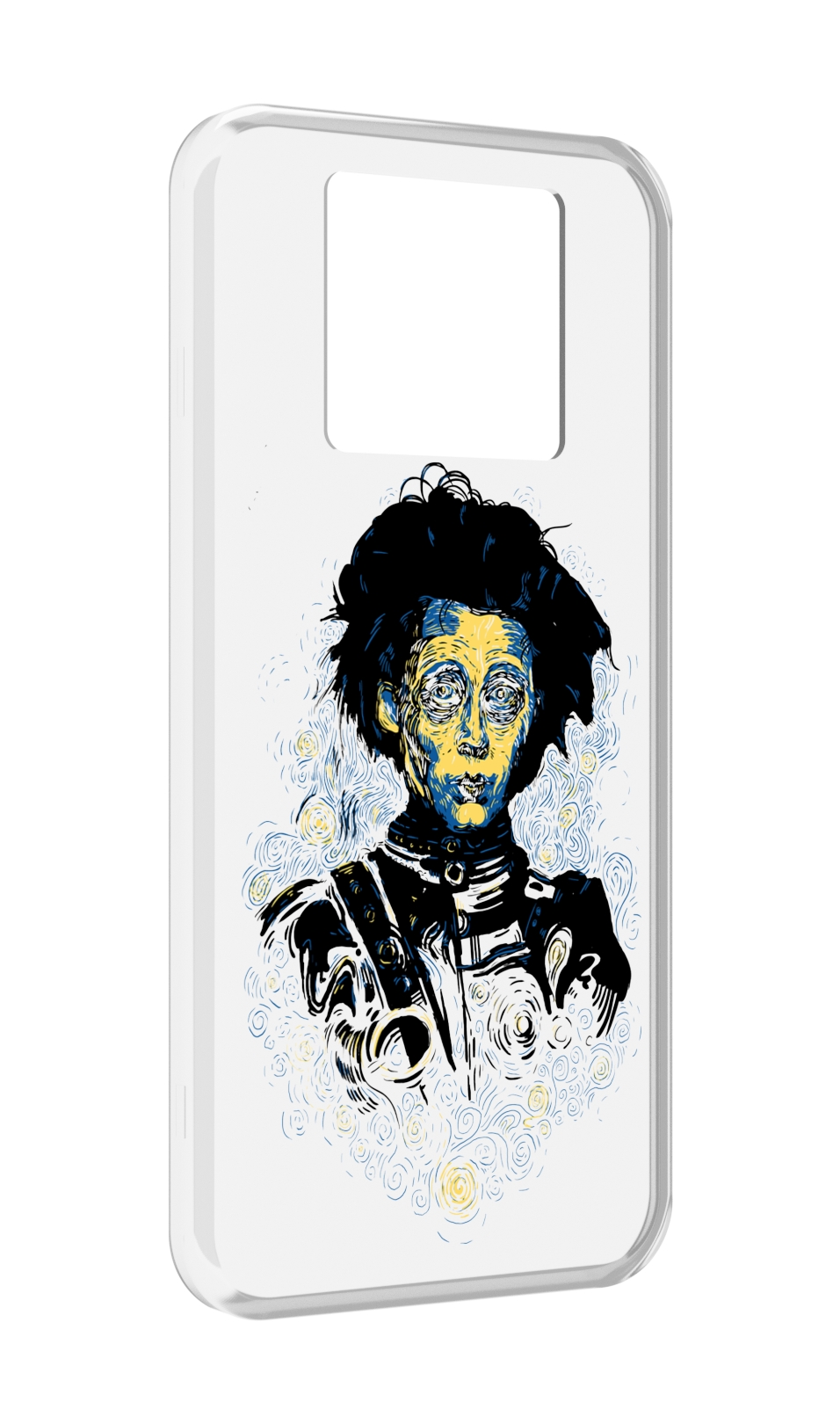 

Чехол MyPads парень черно-белый абстракция для Black Shark 3 5G / Black Shark 3S, Прозрачный, Tocco