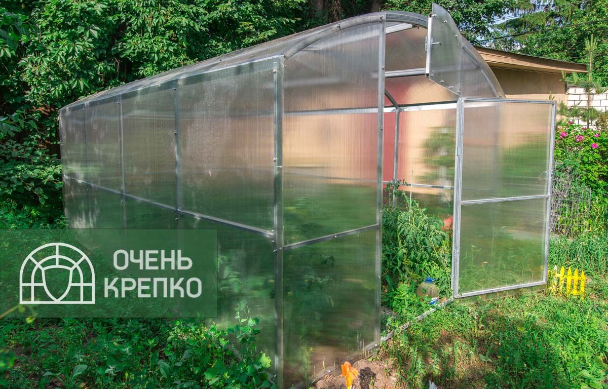 

Теплица Квадратная (8 / 7 / Базовый / 2), Прозрачный, Прямостенные