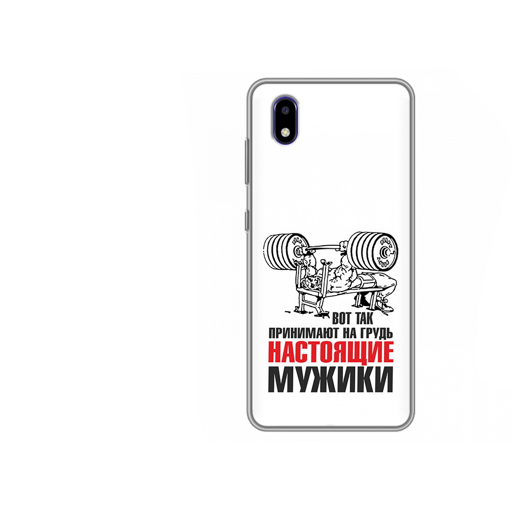 

Чехол MyPads Tocco для ZTE Blade A3 2020 бодибилдинг для мужиков (PT226941.466.233), Прозрачный, Tocco