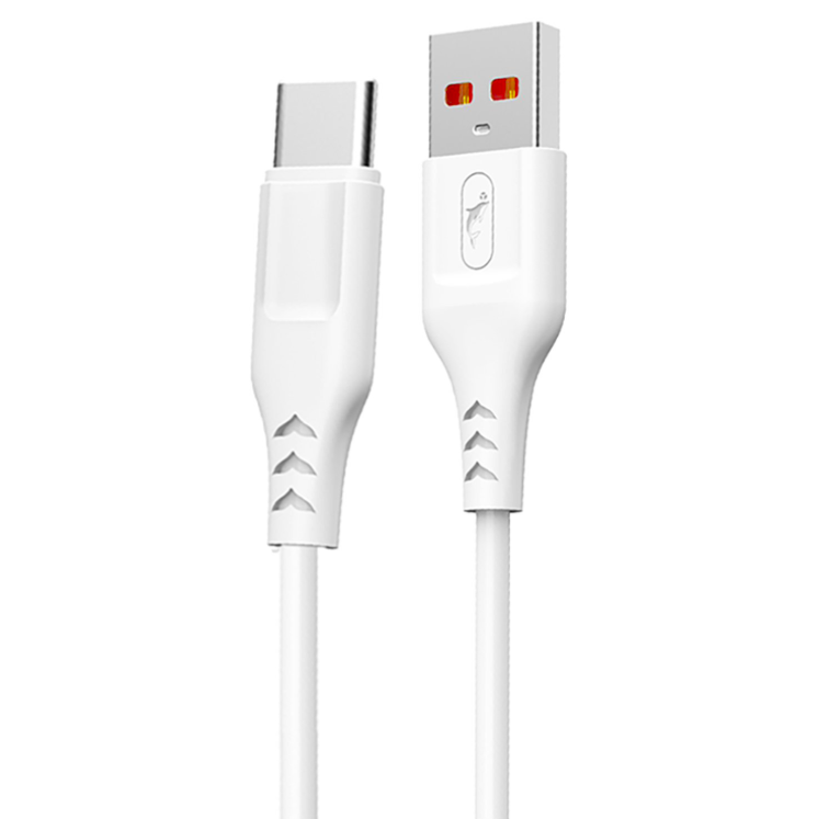 Дата-кабель USB универсальный MicroUSB SKYDOLPHIN S61T (белый)