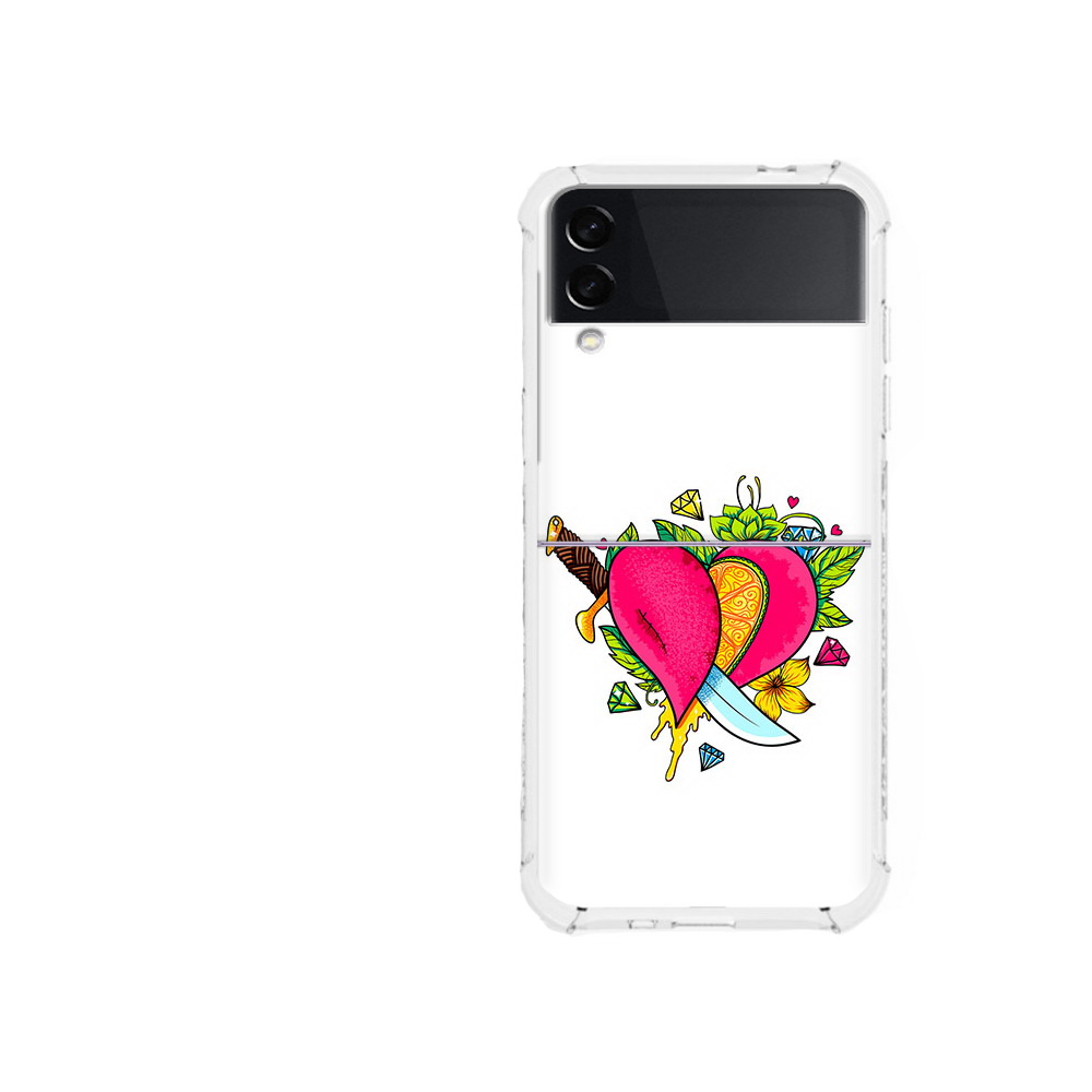 

Чехол MyPads Tocco для Samsung Galaxy Z Flip 3 Фруктовое сердце (PT226934.584.188), Прозрачный, Tocco