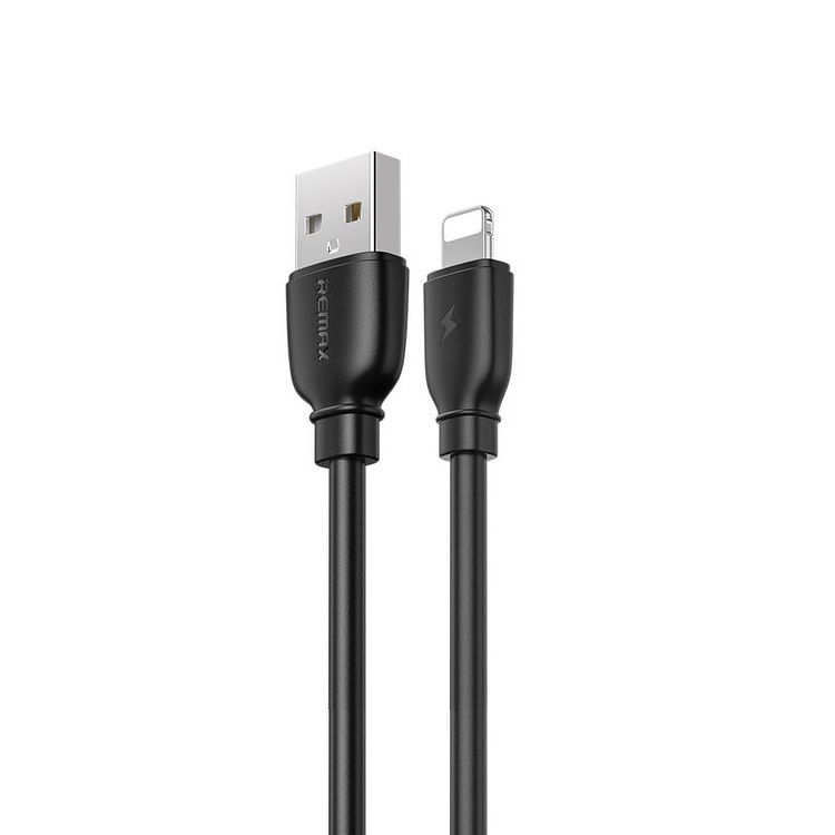 фото Кабель lightning - usb remax 1 м черный