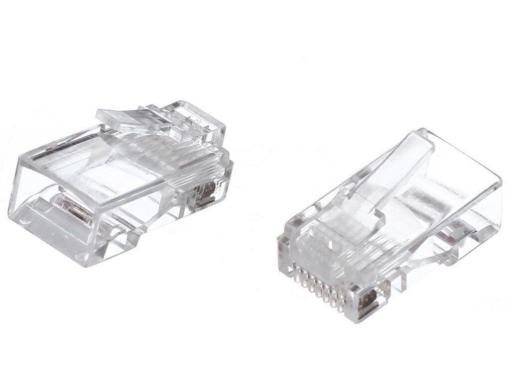 

Коннекторы Vcom RJ45 8P8C UTP cat.6 100шт NM006-1/100, Прозрачный, NM006-1/100