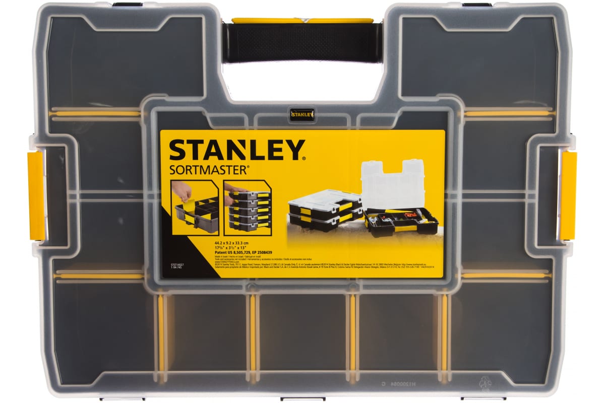 Органайзер для инструментов Stanley с переставными перегородками 43х33х9см 1-94-745