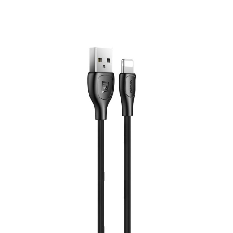 фото Кабель lightning - usb remax 1 м черный