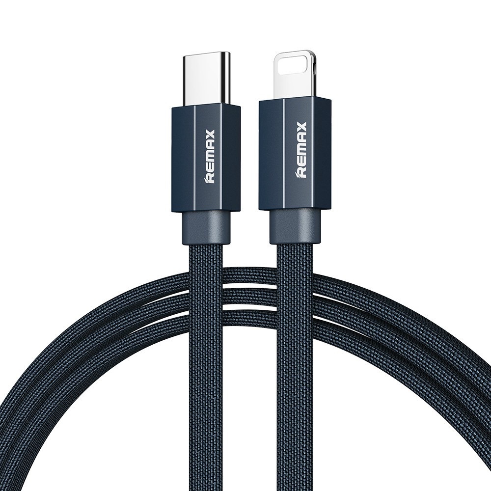 Кабель lightning - usb type-c Remax 1 м синий