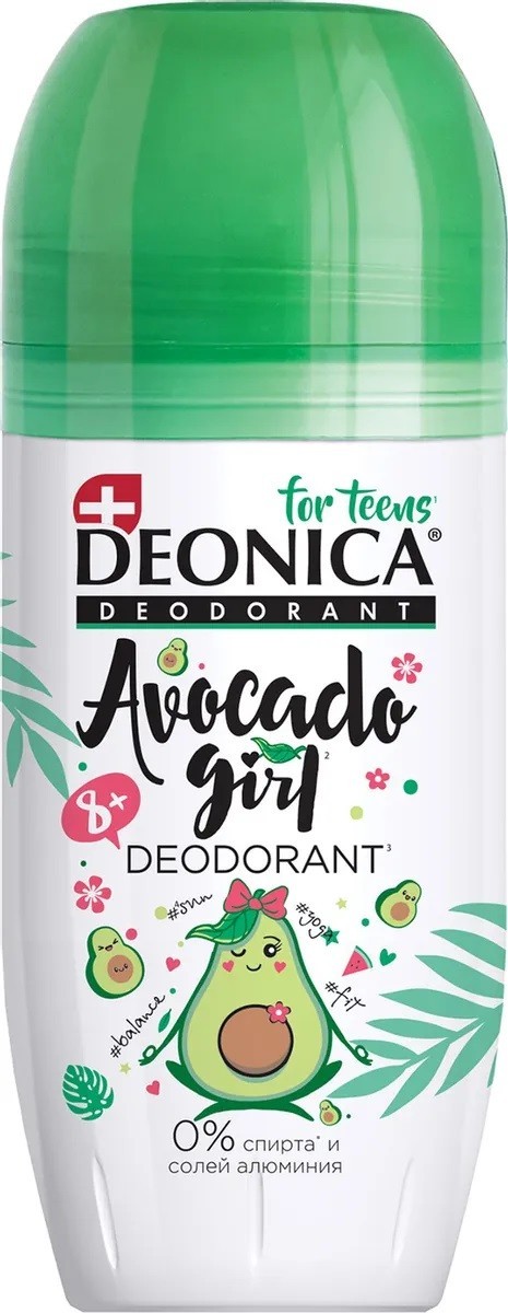 фото Дезодорант deonica for teens avocado girl 50 мл ролик