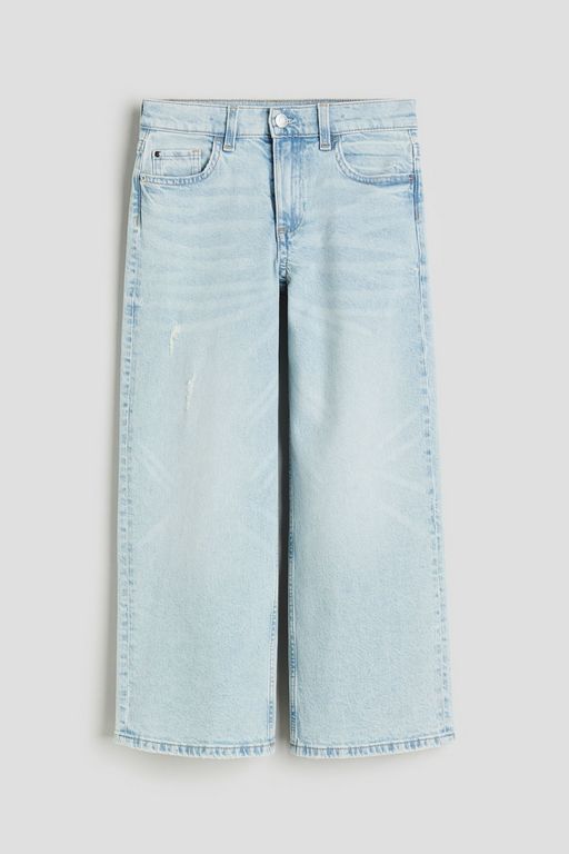

Джинсы детские H&M 1200656, Светлый деним синего цвета, 152, Голубой, 1200656