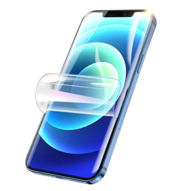 

Защитная глянцевая керамическая пленка на iPhone 13 Mini черная рамка, iPhone 13 mini