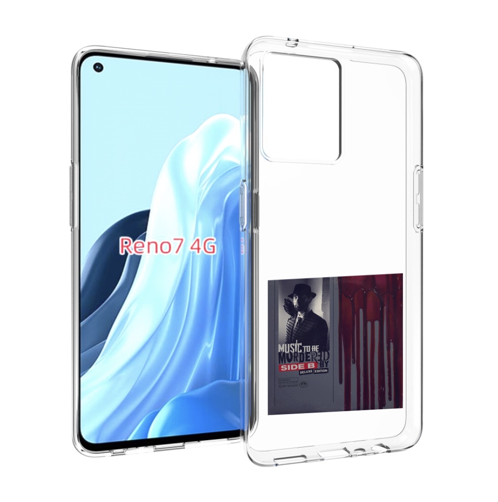 

Чехол MyPads Eminem MUSIC TO BE MURDERED BY для OPPO RENO 7 4G, Прозрачный, Tocco