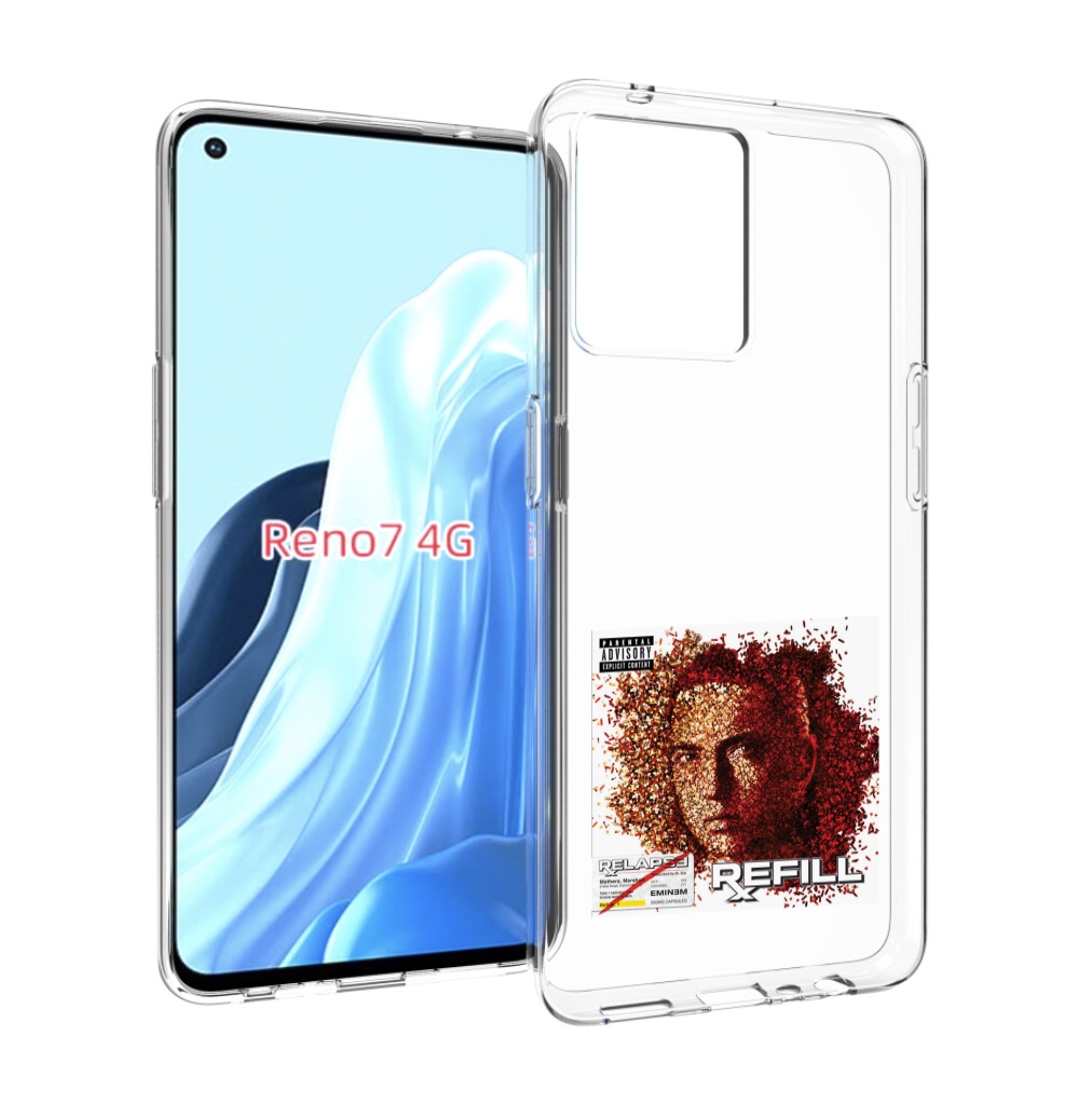 

Чехол MyPads Eminem RELAPSE, REFILL для OPPO RENO 7 4G, Прозрачный, Tocco