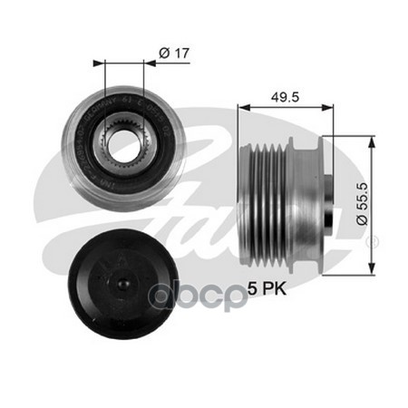 Обгонный шкив генератора Gates OAP7079