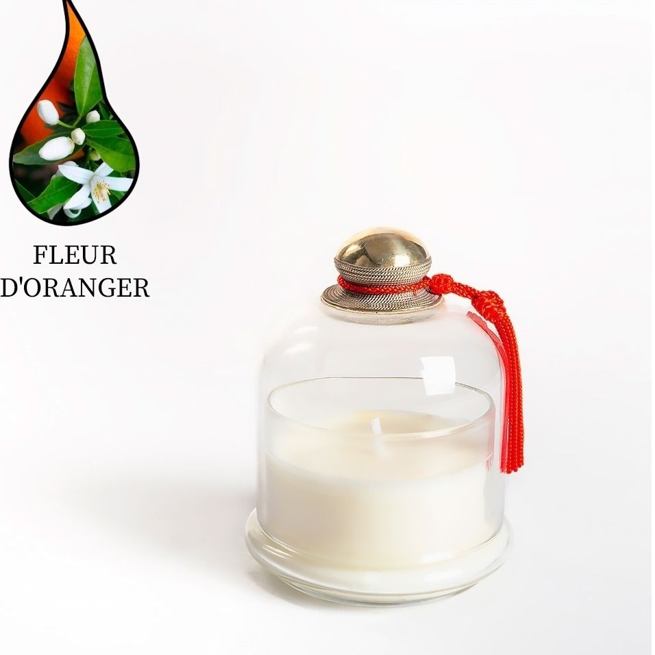 

Свеча ароматическая в стакане Nour Bougie Le dome fleurd'or 436 г