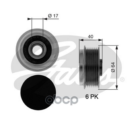 

Обгонный шкив генератора Gates OAP7037