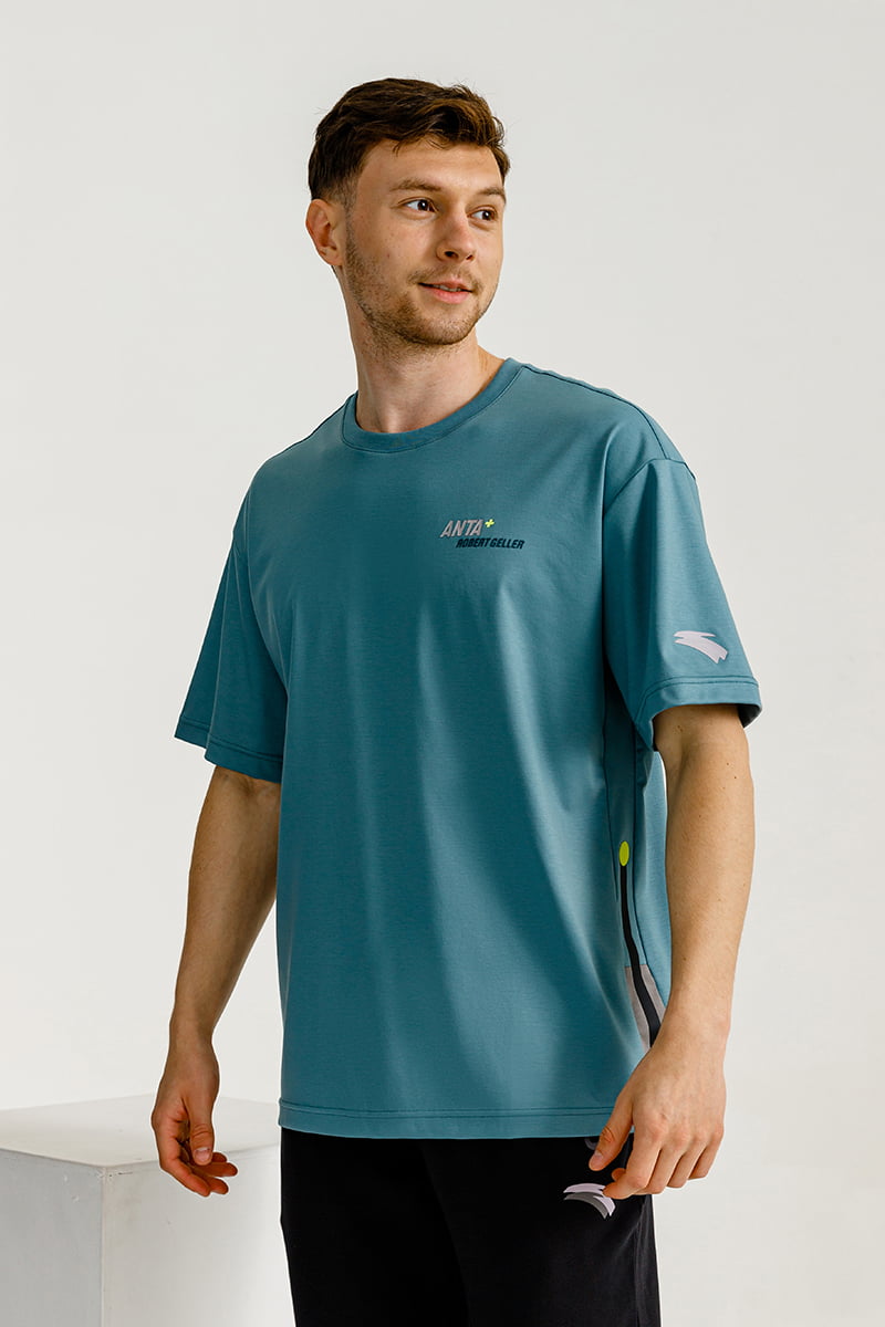 Футболка мужская Anta Training Robert Geller 852327181 голубая 4XL 6590₽