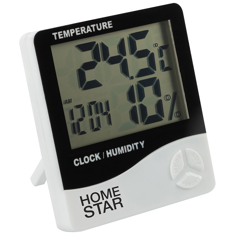 Термометр-гигрометр цифровой HOMESTAR HS-0108 (104303) цифровой оконный термометр гигрометр rst 01278