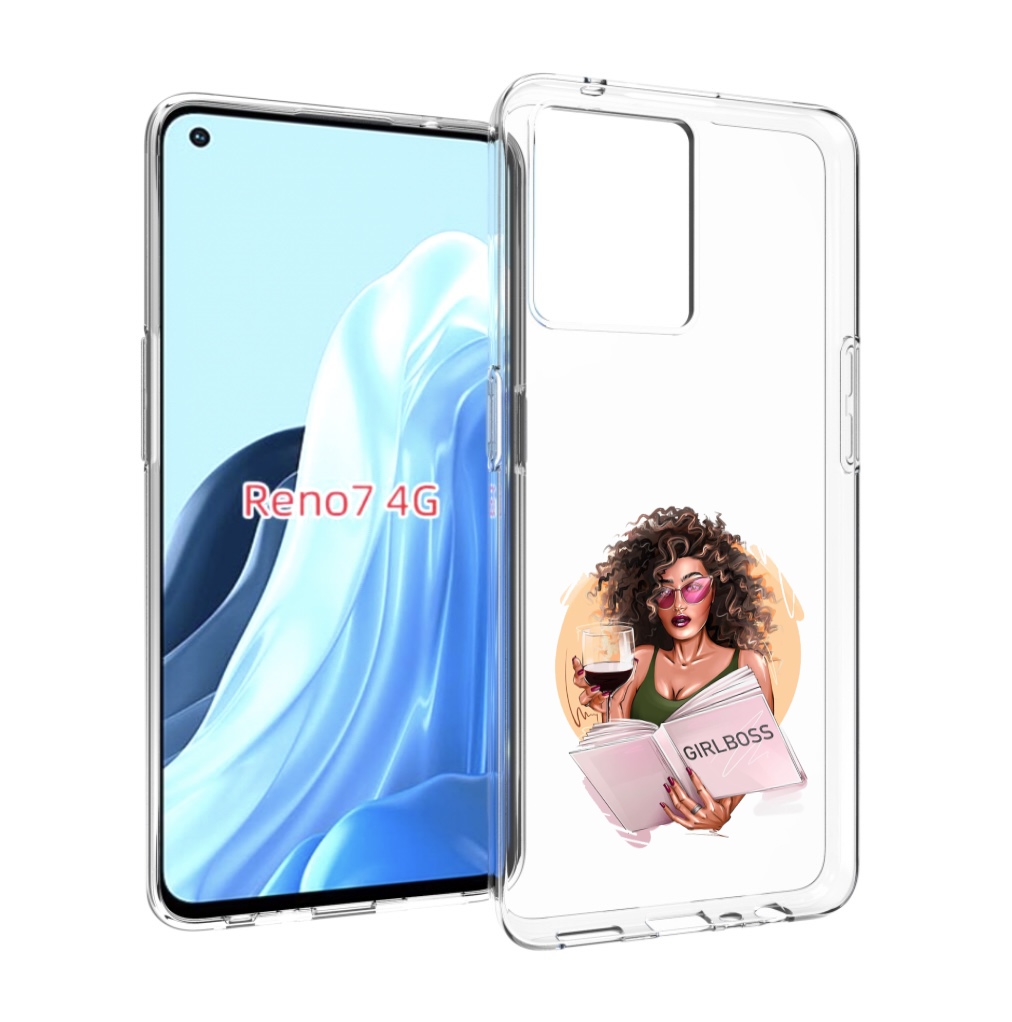 

Чехол MyPads Girlboss with wine girlboss art love books an wine _ Etsy женский для OPPO..., Прозрачный, Tocco