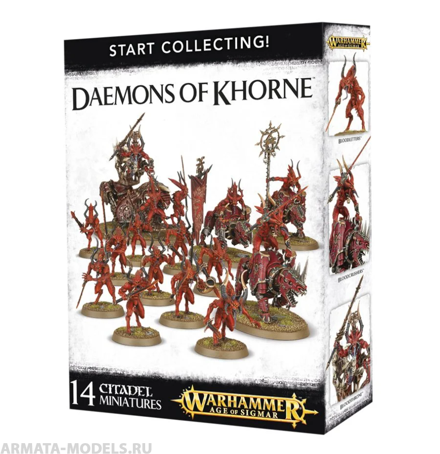 

Набор Games Workshop начни собирать демоны Кхорна