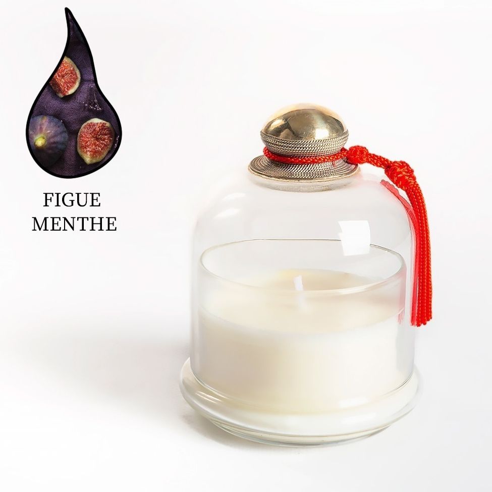 

Свеча ароматическая в стакане Nour Bougie Le dome fig ment 743 г