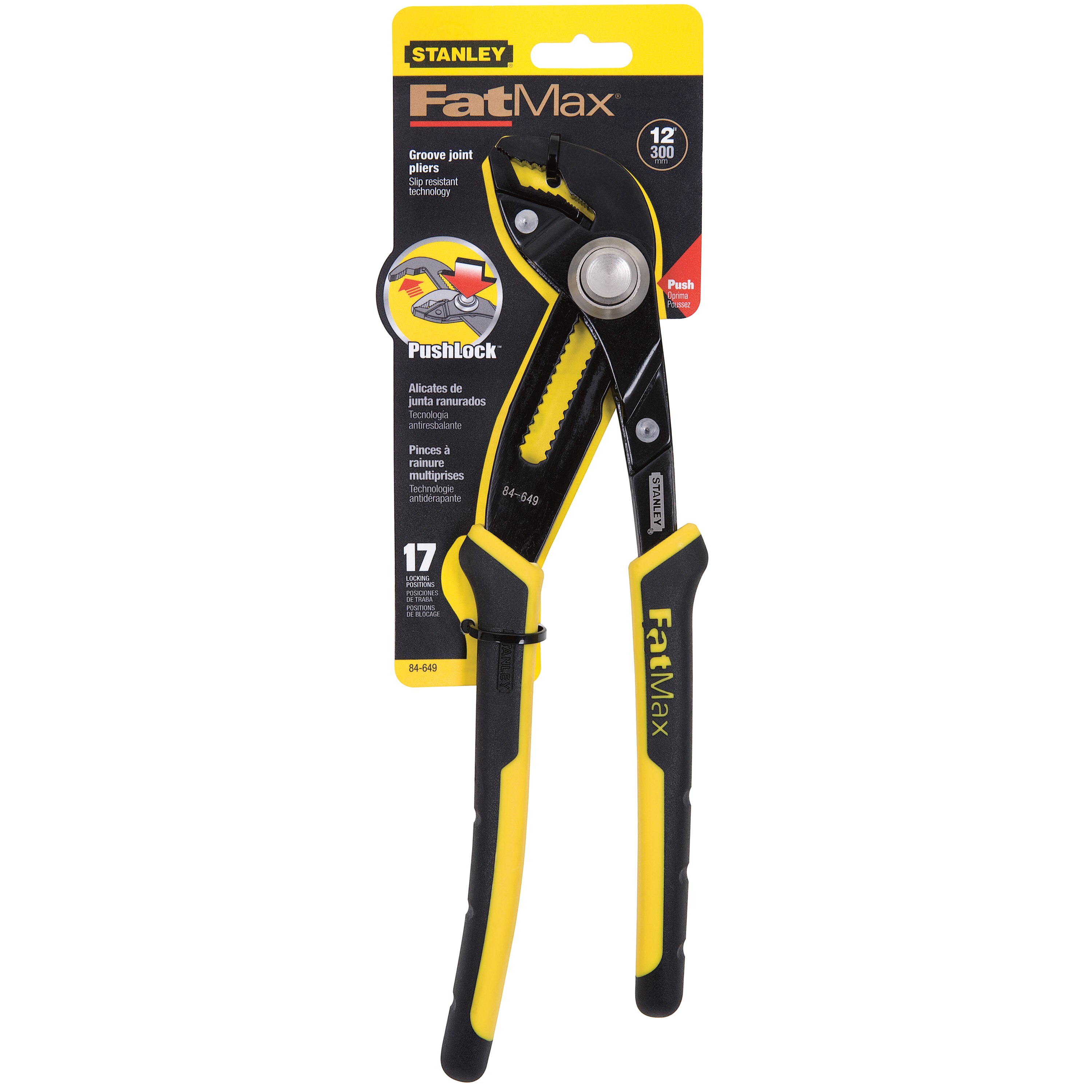 

Плоскогубцы Stanley "FatMax XL groove joint" 300мм 0-84-649, Stanley "FatMax XL groove joint" 300мм 0-84-649