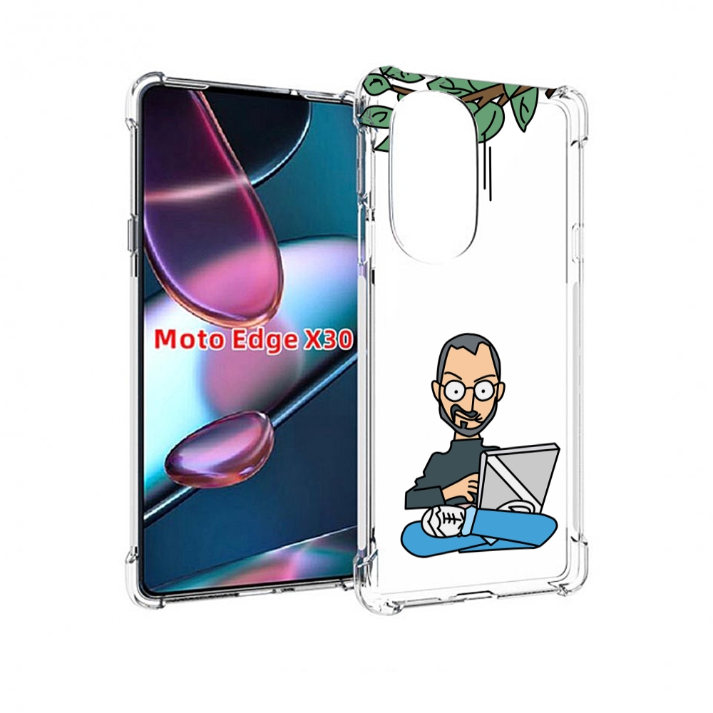 

Чехол MyPads программист для Motorola Moto Edge X30, Прозрачный, Tocco
