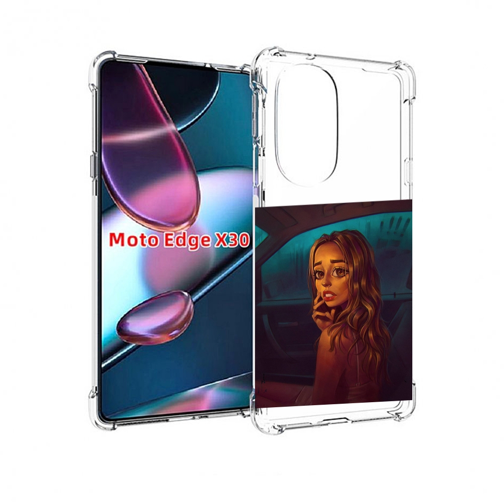 

Чехол MyPads пуп-невесты женский для Motorola Moto Edge X30, Прозрачный, Tocco