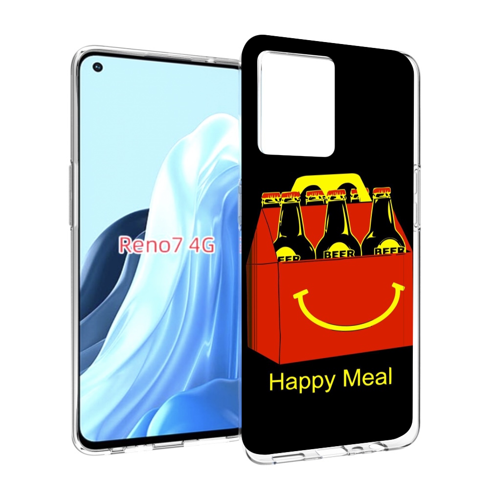 

Чехол MyPads Happy Meal для OPPO RENO 7 4G, Прозрачный, Tocco