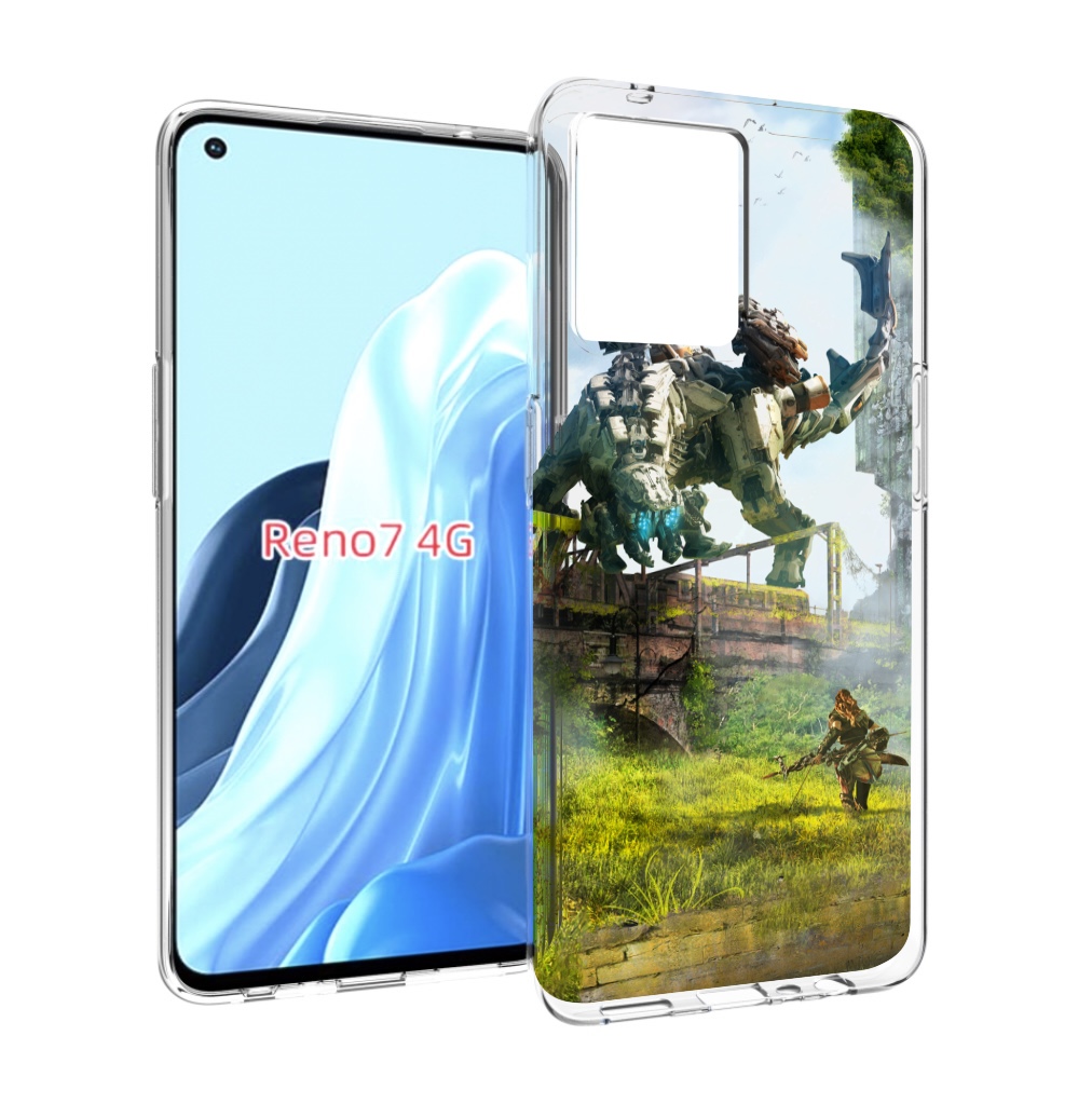 

Чехол MyPads Horizon Zero Dawn для OPPO RENO 7 4G, Прозрачный, Tocco