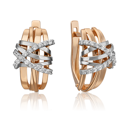 

Серьги из золота с фианитом PLATINA jewelry 02-4593-00-401-1111-24_0, 02-4593-00-401-1111-24_0