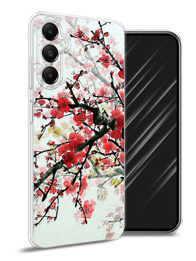 

Чехол Awog на Samsung Galaxy A05s "Сакура", Розовый;черный, 2108850-1