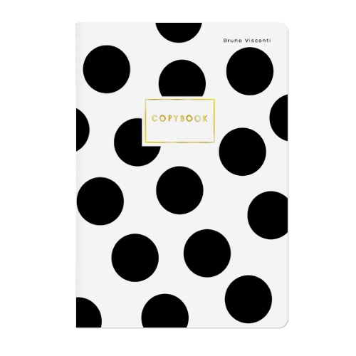 

Тетрадь общая в клетку Bruno Visconti Black polka dot 7-40-001/117, 40 л., 1 шт.