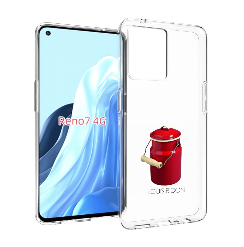

Чехол MyPads Louis-bidon для OPPO RENO 7 4G, Прозрачный, Tocco