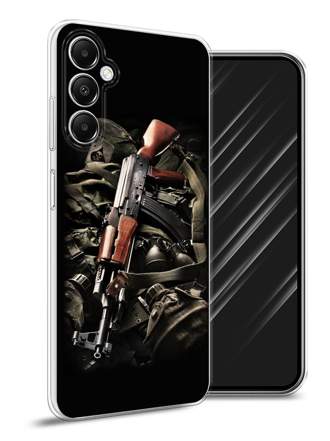 

Чехол Awog на Samsung Galaxy A05s "Автомат", Черный;коричневый;серый, 2108850-1