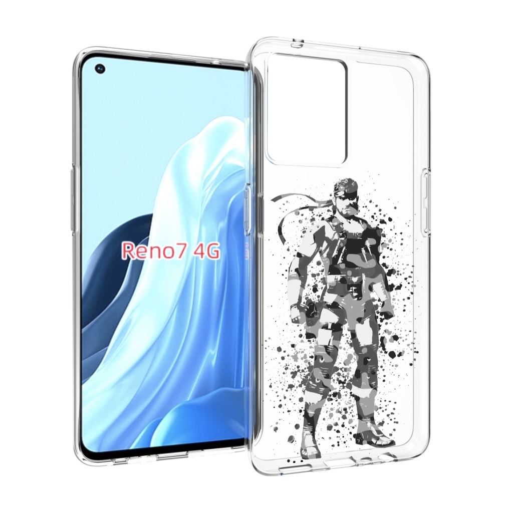

Чехол MyPads Metal Gear Solid Snakes для OPPO RENO 7 4G, Прозрачный, Tocco