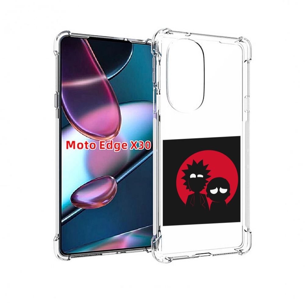 

Чехол MyPads рик и морти в тени для Motorola Moto Edge X30, Прозрачный, Tocco